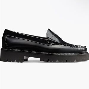 G.H. Bass & Co. Black Leather Loafers